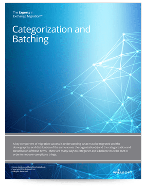 Category-and-Batching Priasoft Exchange Migration Batching whitepaper